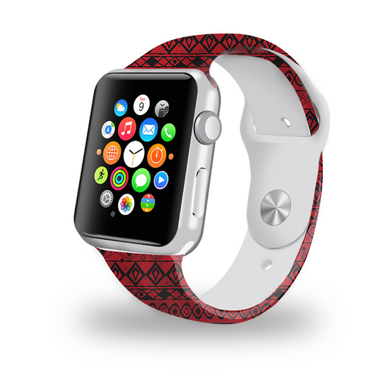 Bracelet Apple Watch - Amapiano Red