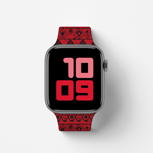 Bracelet Apple Watch - Amapiano Red